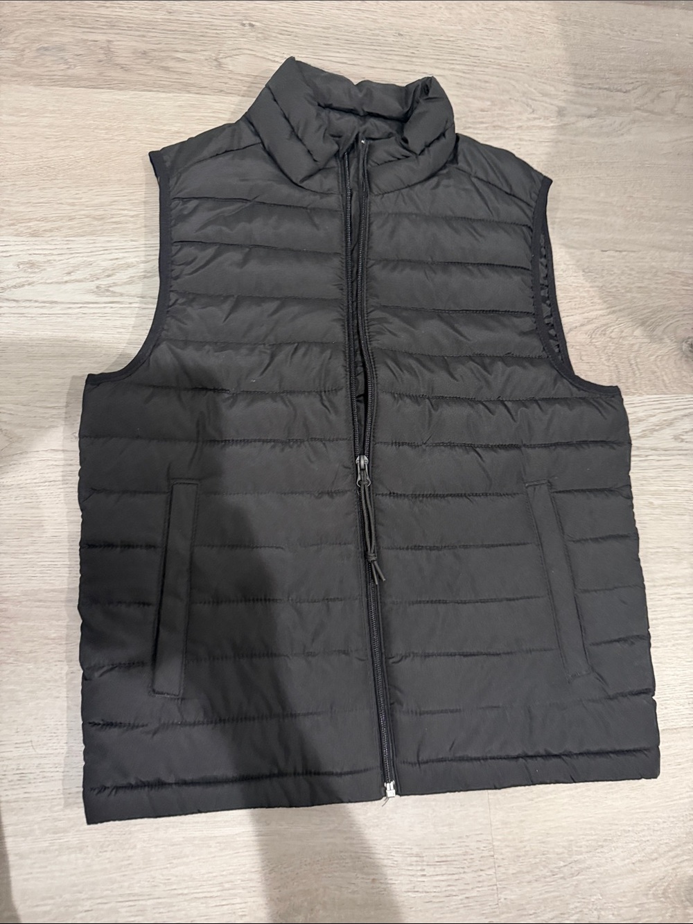 Aeropostale Black Quilted Puffer Vest